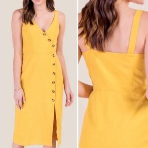 Harper Heritage wrap button midi dress size medium